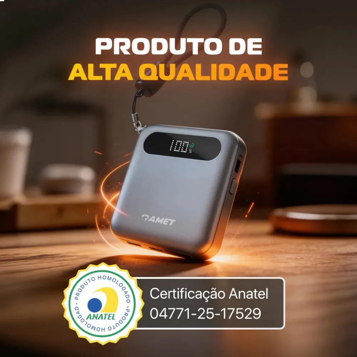 POWER BANK CARREGADOR PORTATIL AMET 10000MAH TURBO 20W USB POWER BANK CARREGADOR PORTATIL AMET 10000MAH TURBO 20W USB