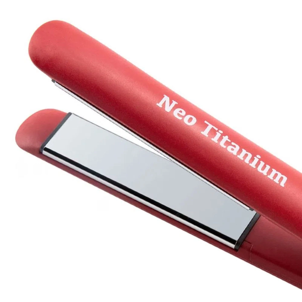 PRANCHA ALISADORA PROFISSIONAL NEO TITANIUM LIZZ VERMELHO BIVOLT JJ2000
