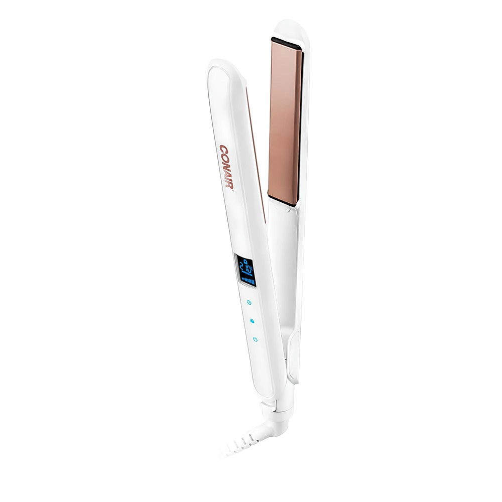 PRANCHA DE CABELO DIGITAL CONAIR DOUBLE CERAMIC BRANCO BIVOLT PRANCHA DE CABELO DIGITAL CONAIR DOUBLE CERAMIC BRANCO BIVOLT