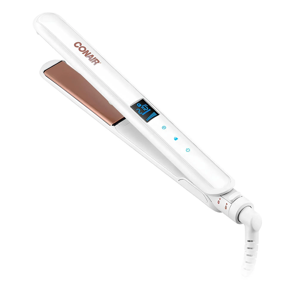 PRANCHA DE CABELO DIGITAL CONAIR DOUBLE CERAMIC BRANCO BIVOLT 