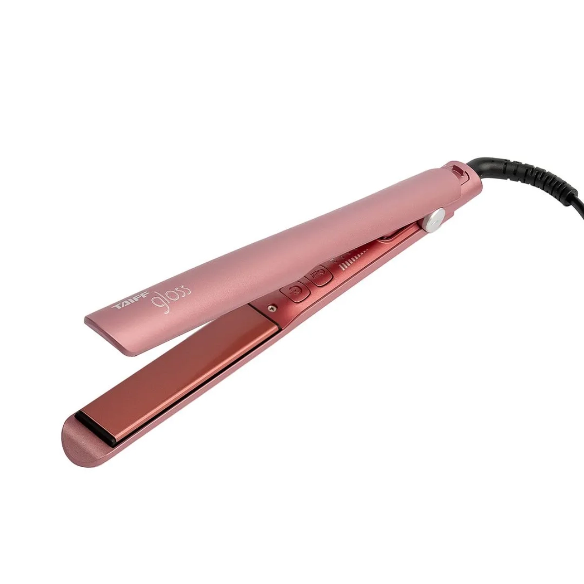 PRANCHA DE CABELO GLOSS ROSE LED BIVOLT 150°C A 230°C TAIFF PRANCHA DE CABELO GLOSS ROSE LED BIVOLT 150°C A 230°C TAIFF