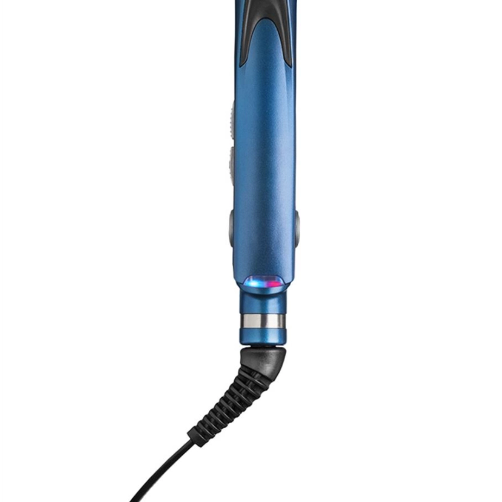 Prancha de Cabelo Profissional | Alta Temperatura 250°C | Placa de Cerâmica com Turmalina | Bivolt Automático | Cabo 3m Giratório - AZUL