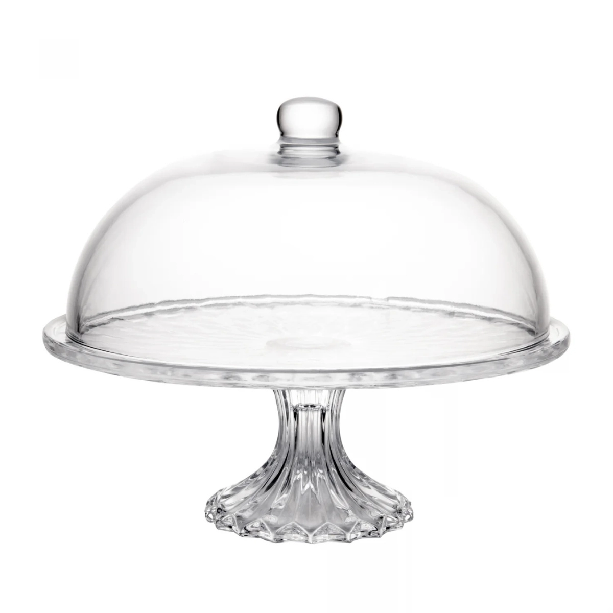 PRATO PARA BOLO DIAMOND CRISTAL ECOLÓGICO COM PÉ E TAMPA LYOR PRATO PARA BOLO DIAMOND CRISTAL ECOLÓGICO COM PÉ E TAMPA LYOR