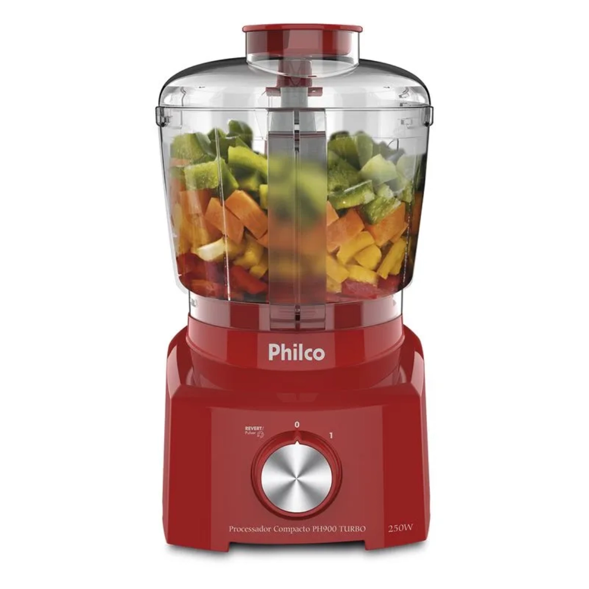 PROCESSADOR COMPACTO VERMELHO 250W PH900V 127V