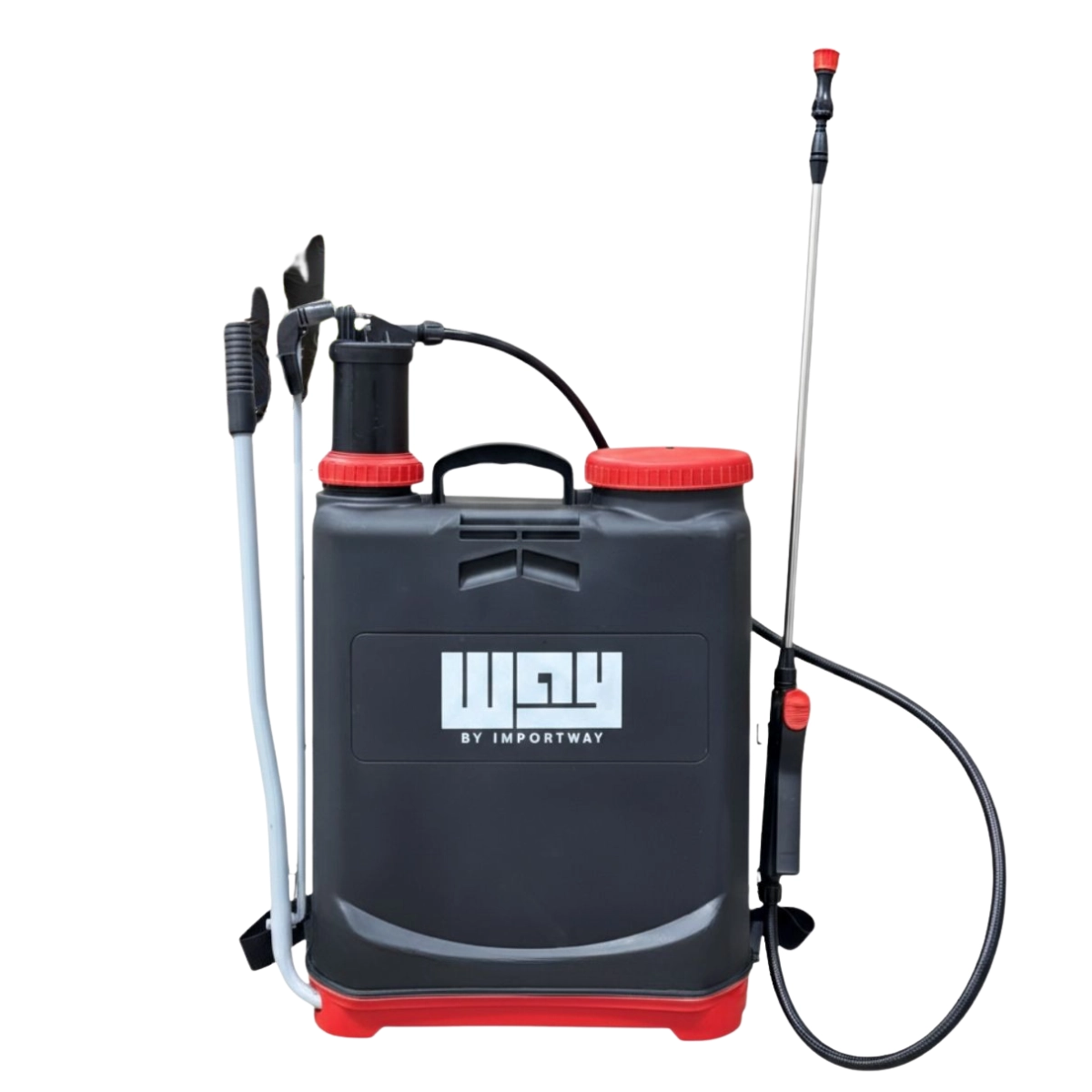 PULVERIZADOR DE JARDIM MOCHILA DE PRESSÃO IMPORTWAY 20L PRETO