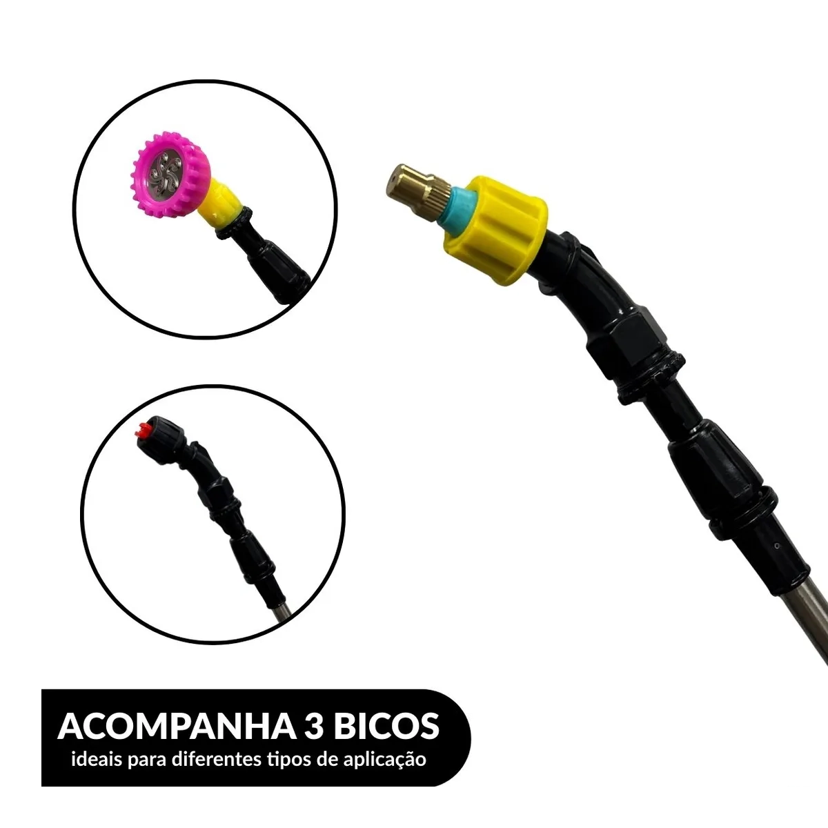 PULVERIZADOR ELÉTRICO 8 LITROS OMBRO COSTAS AGRÍCOLA JARDIM