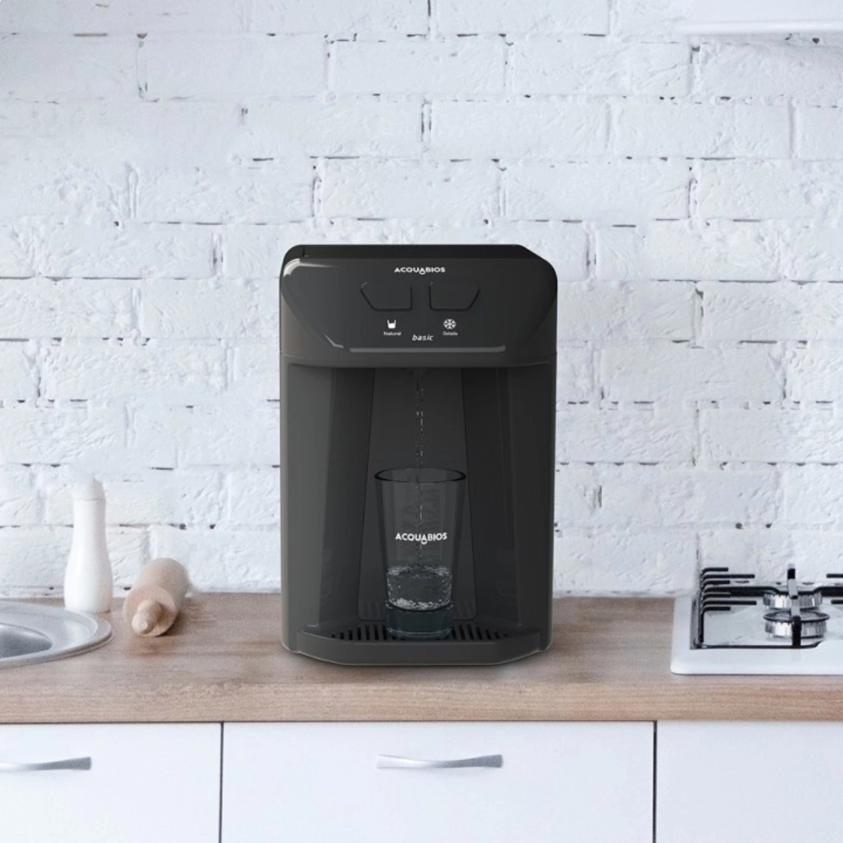 PURIFICADOR DE AGUA ELETRÔNICO REFRIGERADO BASIC PRETO BIVOLT ACQUABIOS PURIFICADOR DE AGUA ELETRÔNICO REFRIGERADO BASIC PRETO BIVOLT ACQUABIOS
