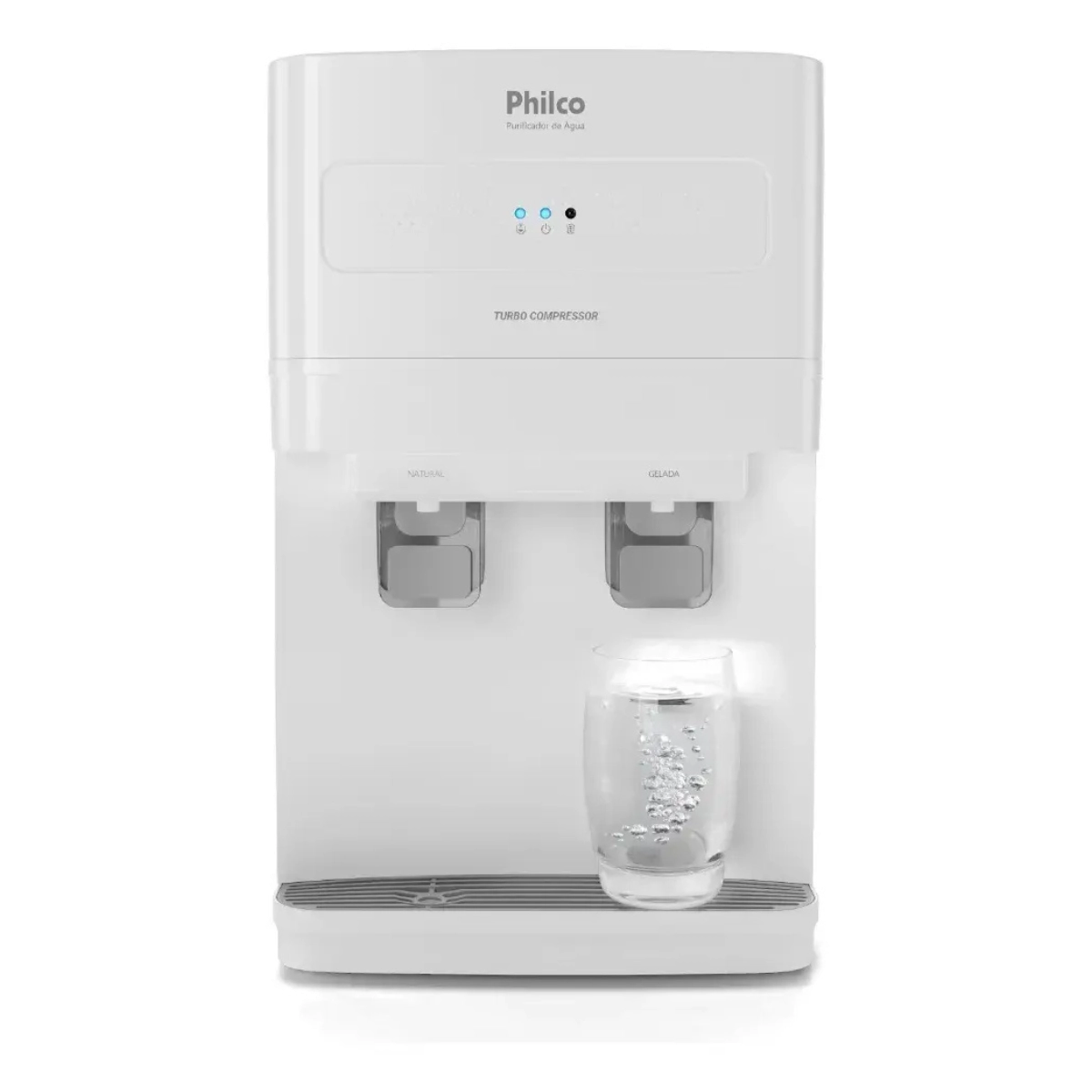 PURIFICADOR DE AGUA PPU50A 220V PHILCO GELADA E NATURAL TURBO COMPRESSOR