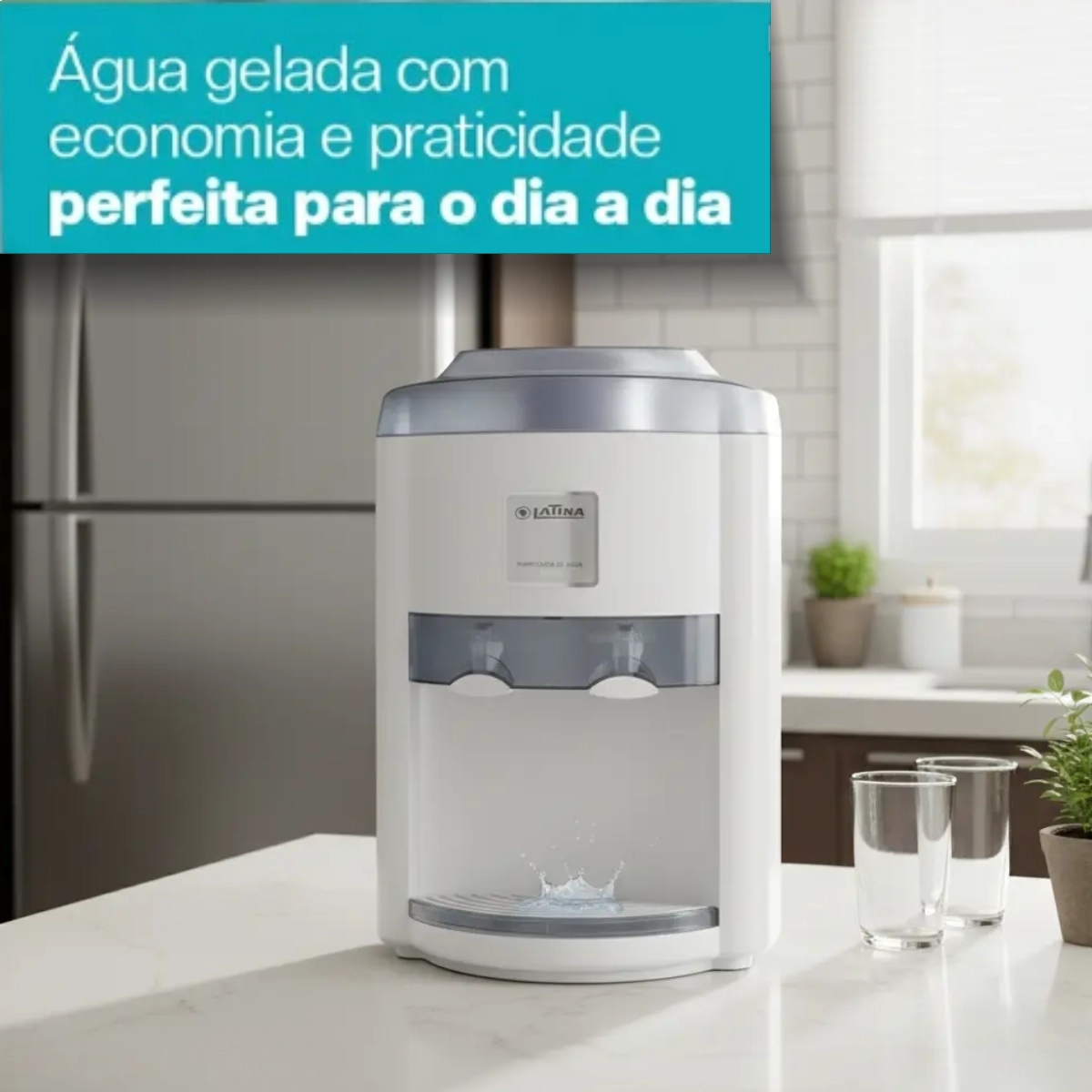 PURIFICADOR DE ÁGUA ELETRONICO REFRIGERADA E NATURAL BRANCO BIVOLT PURIFICADOR DE ÁGUA ELETRONICO REFRIGERADA E NATURAL BRANCO BIVOLT