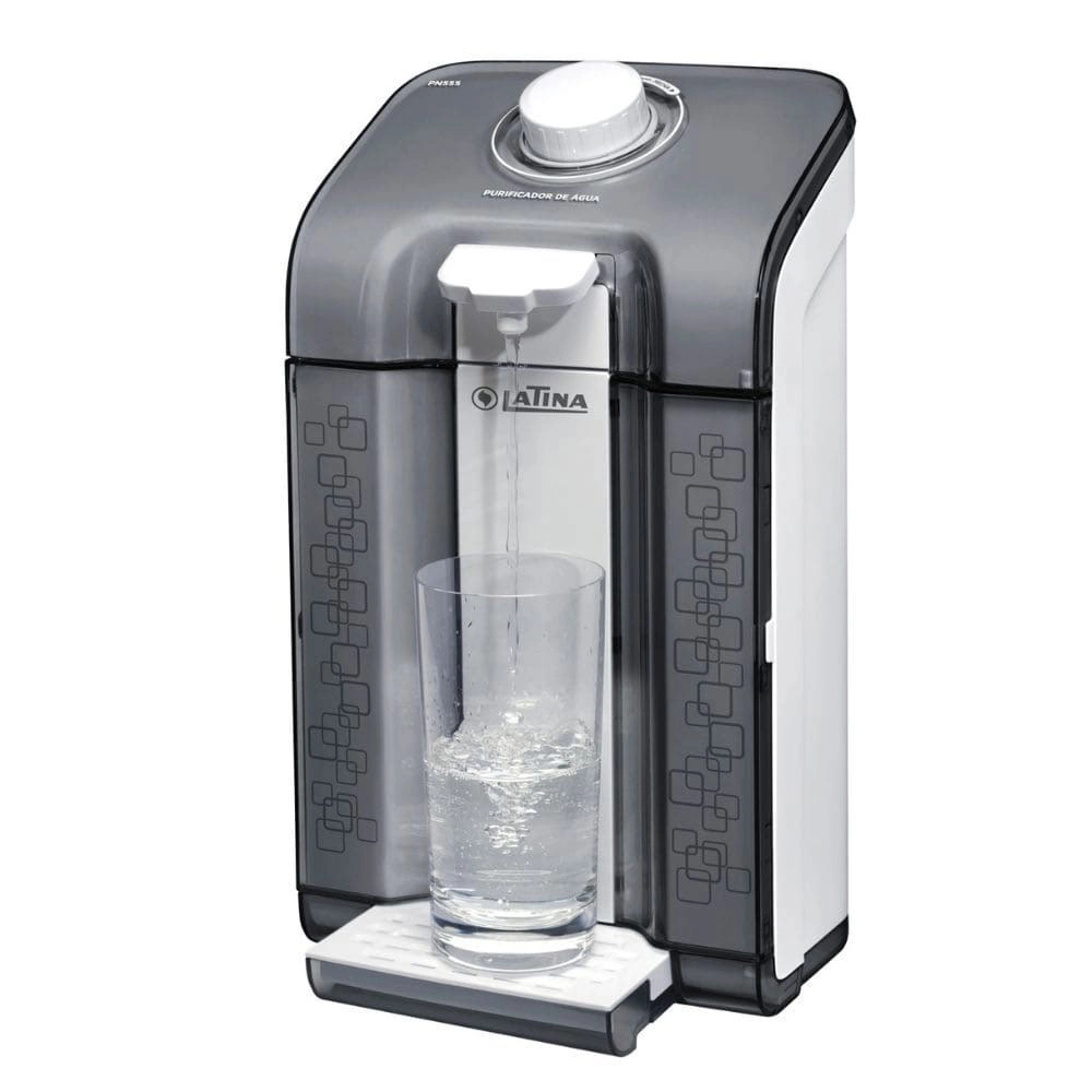 PURIFICADOR DE ÁGUA MINERAL LATINA BRANCO E FUMÊ ESCURO PN555