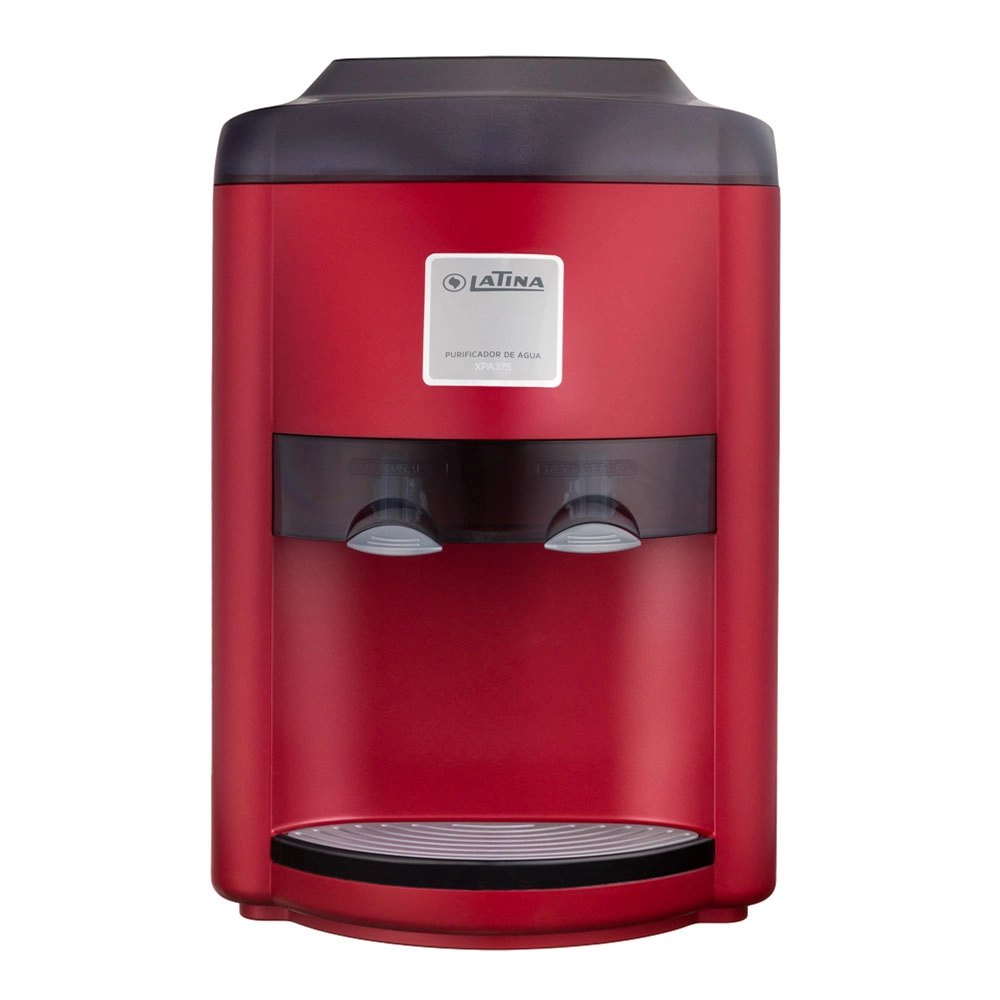 PURIFICADOR DE ÁGUA REFRIGERADA E QUENTE LATINA 127V CEREJA XPA375