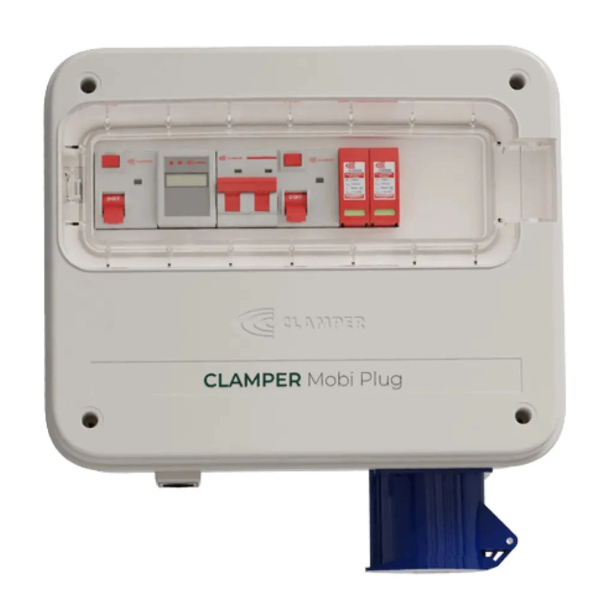 QUADRO DE PROTEÇÃO MOBI PLUG 8+5KW 32A PARA CARREGADORES VEICULARES 220V