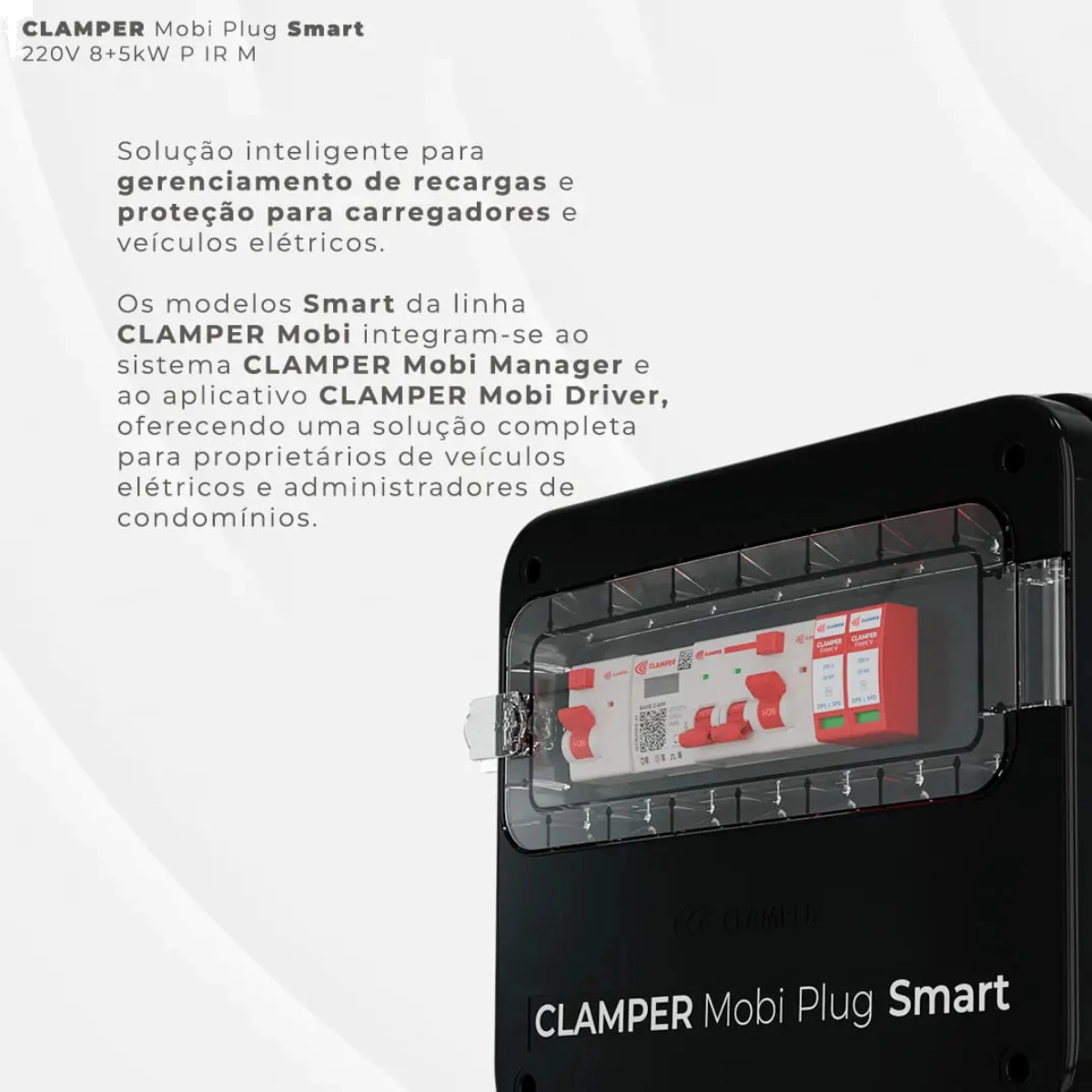 QUADRO DE PROTEÇÃO MOBI PLUG 8+5KW 32A PRETO CARREGADOR VEICULAR 220V QUADRO DE PROTEÇÃO MOBI PLUG 8+5KW 32A PRETO CARREGADOR VEICULAR 220V