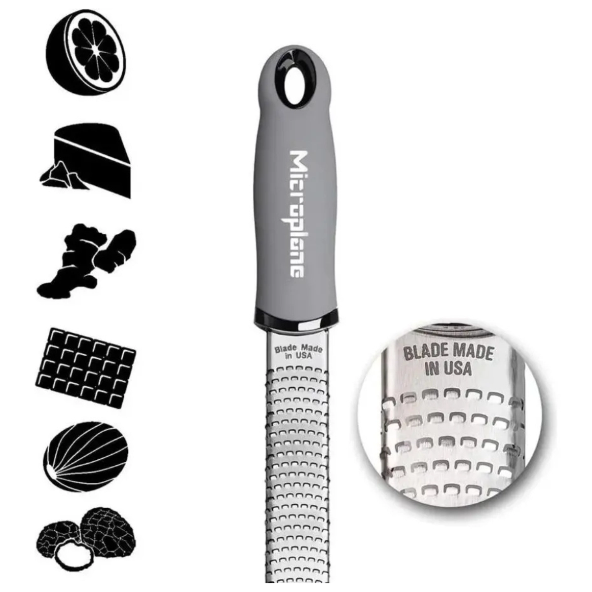 Ralador Classic Zester Cinza Microplane Ralador Classic Zester Cinza Microplane