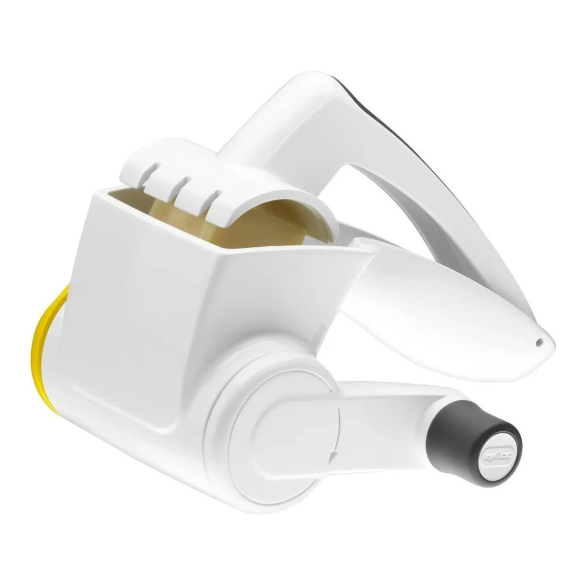 RALADOR PARA QUEIJO MANUAL COM MANIVELA GIRATÓRIA ZYLISS CLASSIC BRANCO BRANCO