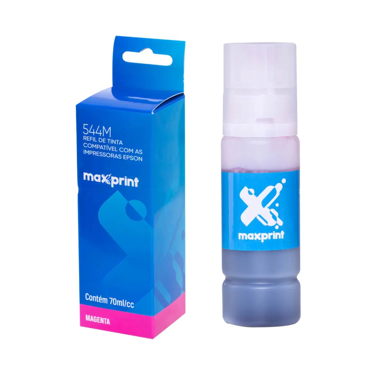 REFIL DE TINTA T544 MAXPRINT COMPATÍVEL L3110 L3150 MAGENTA 70ML REFIL DE TINTA T544 MAXPRINT COMPATÍVEL L3110 L3150 MAGENTA 70ML