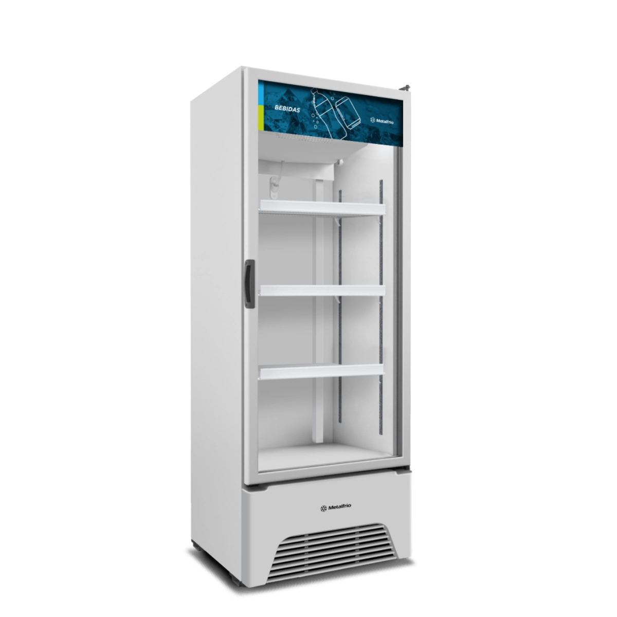 REFRIGERADOR EXPOSITOR VERTICAL BEBIDAS OPTIMA 572L METALFRIO 127V