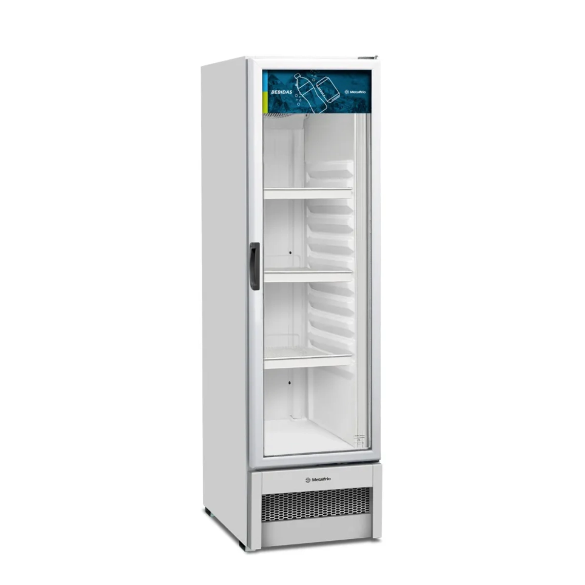 REFRIGERADOR EXPOSITOR VERTICAL SLIM BEBIDAS 326L METALFRIO 127V