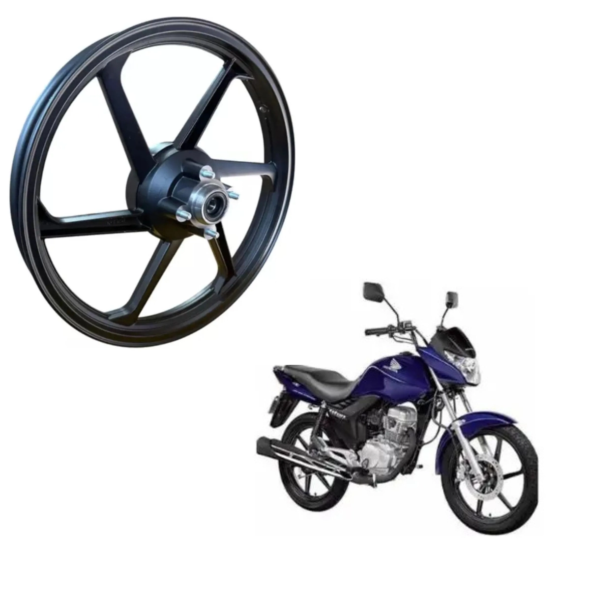 Roda Alu Pt 6plt. Tras Fan 09 Ks C/rol Roda Alu Pt 6plt. Tras Fan 09 Ks C/rol