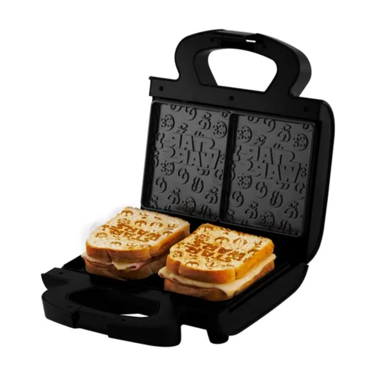 SANDUICHEIRA ELÉTRICA COMPACTA PORTÁTIL STAR WARS MALLORY 127V PRETO 750W