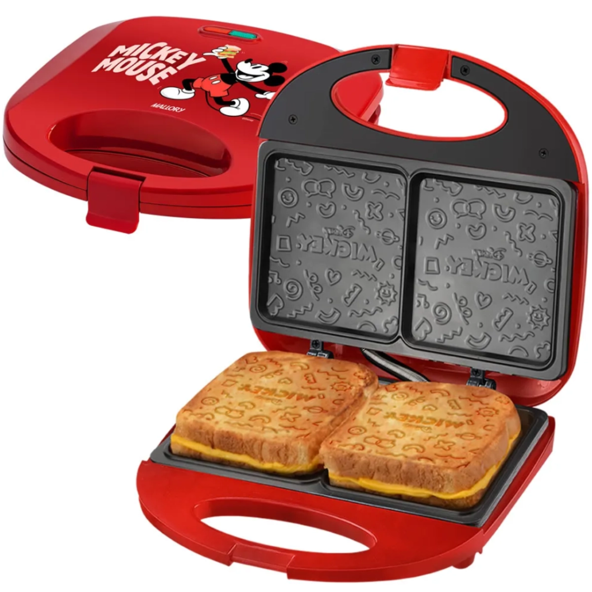 Sanduicheira Grill Disney Mallory Mickey Mouse Funny Plates 750W - 220V