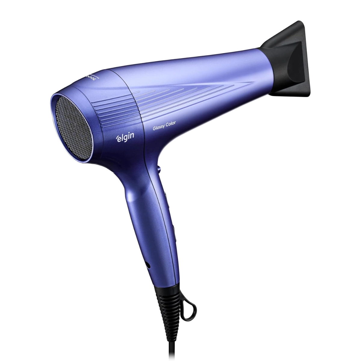 SECADOR DE CABELO GLOSSY COLOR ELGIN 2000W TOURMALINE ÍON JATO FRIO 127V