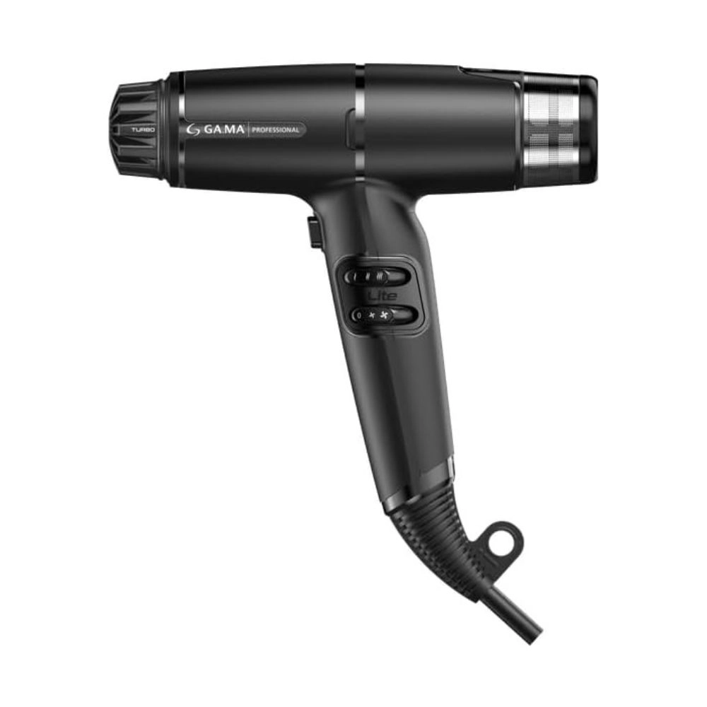 SECADOR DE CABELO PROFISSIONAL GAMA IQ LITE MAX BLACK 1650W PRETO 127V