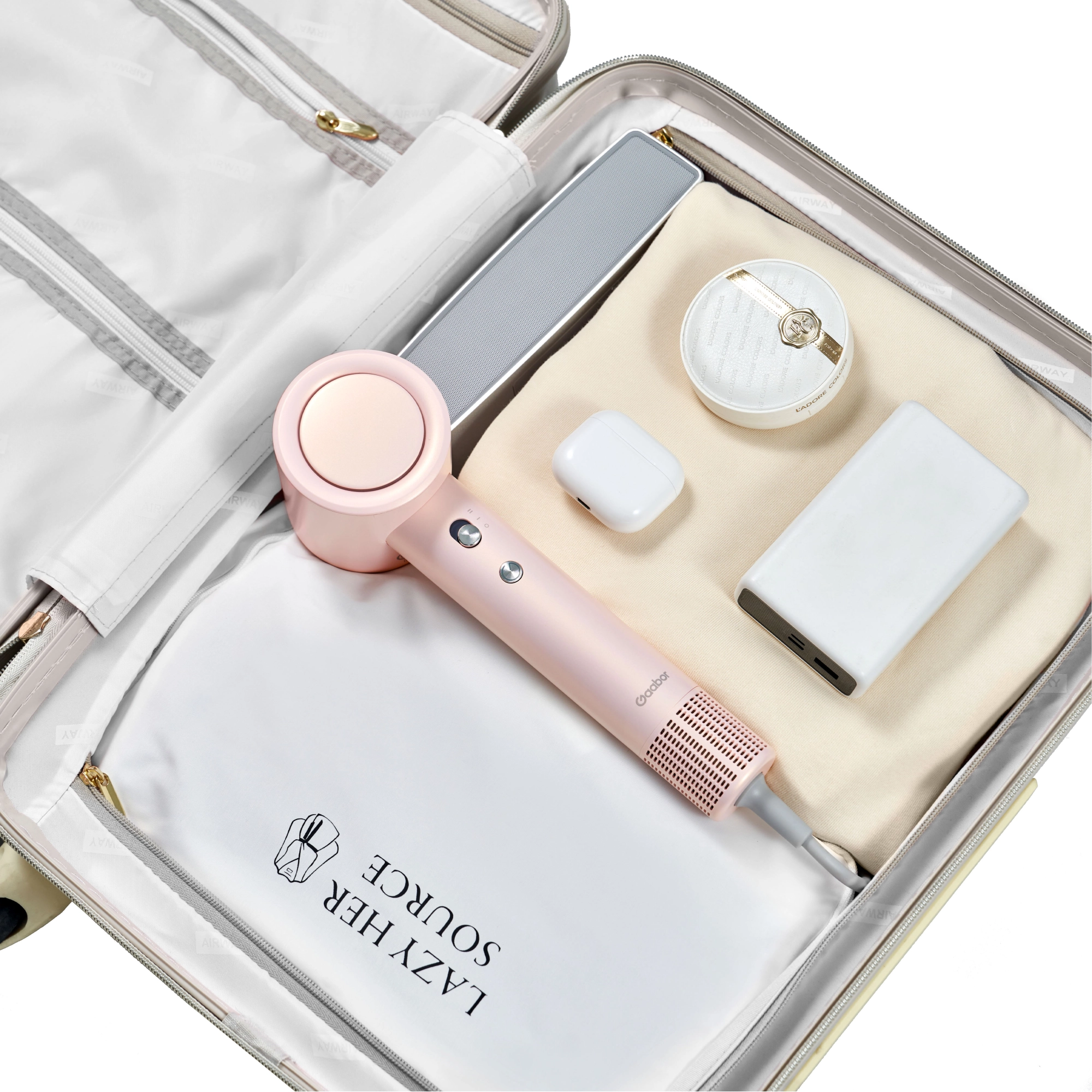 Secador De Cabelo Supersonic Gaabor 110.000 Rpm Profissional - 127V Rosa