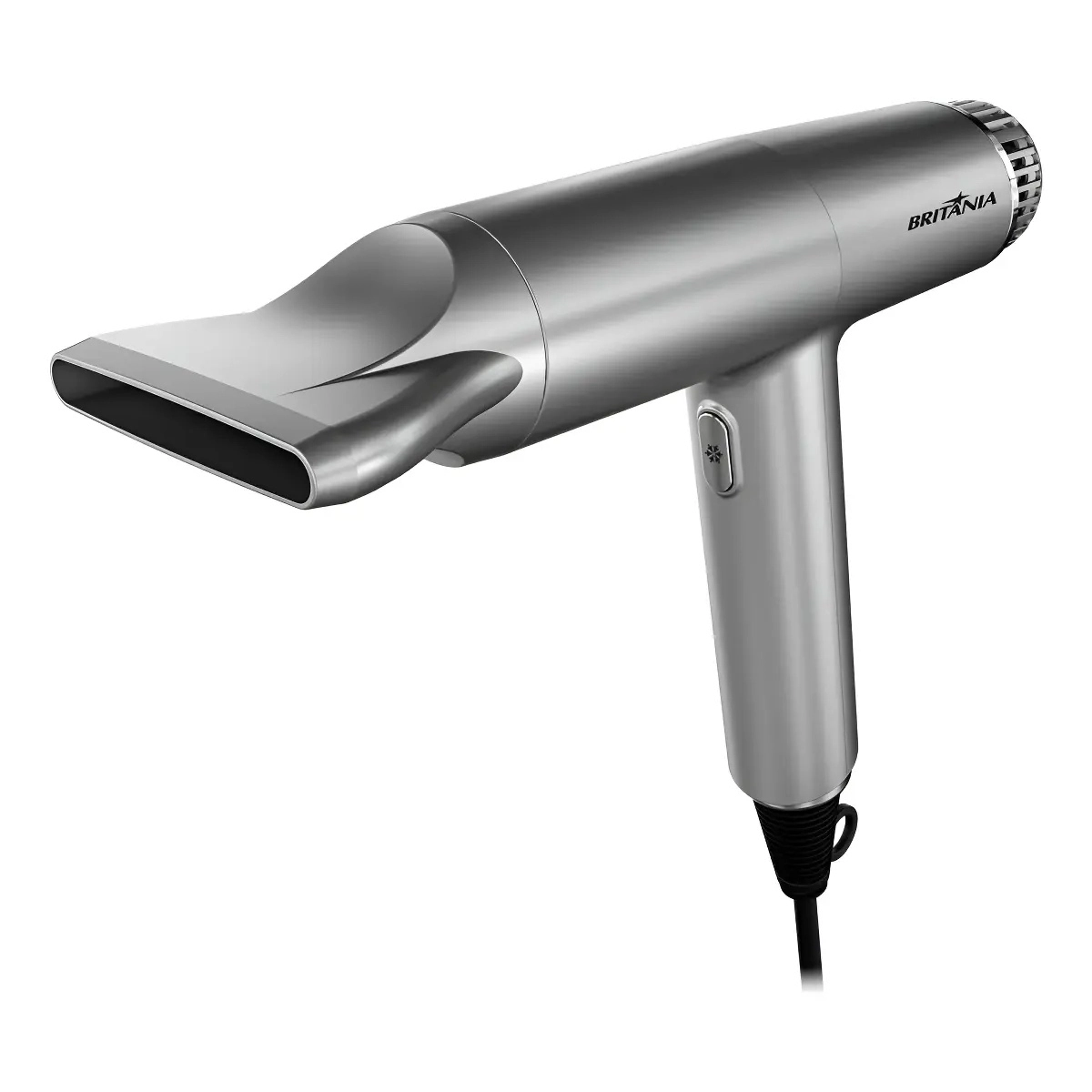 SECADOR DE CABELOS BRITÂNIA SILENCE TURBO PRATA 1600W BSC3400 127V