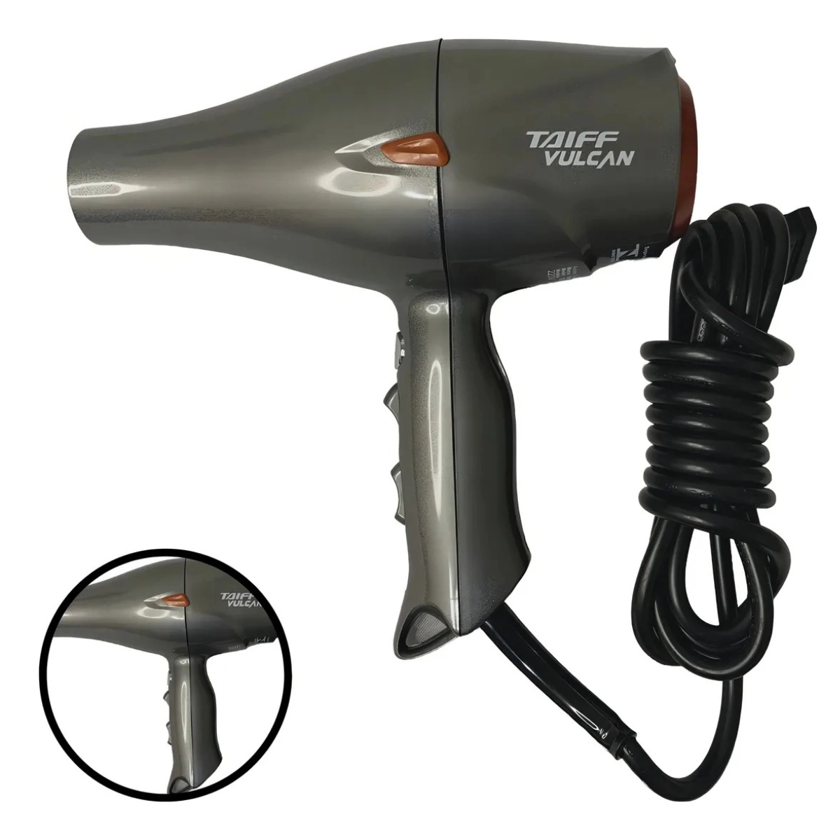 SECADOR DE CABELOS TAIFF VULCAN PROFISSIONAL 2500W 220V SECADOR DE CABELOS TAIFF VULCAN PROFISSIONAL 2500W 220V