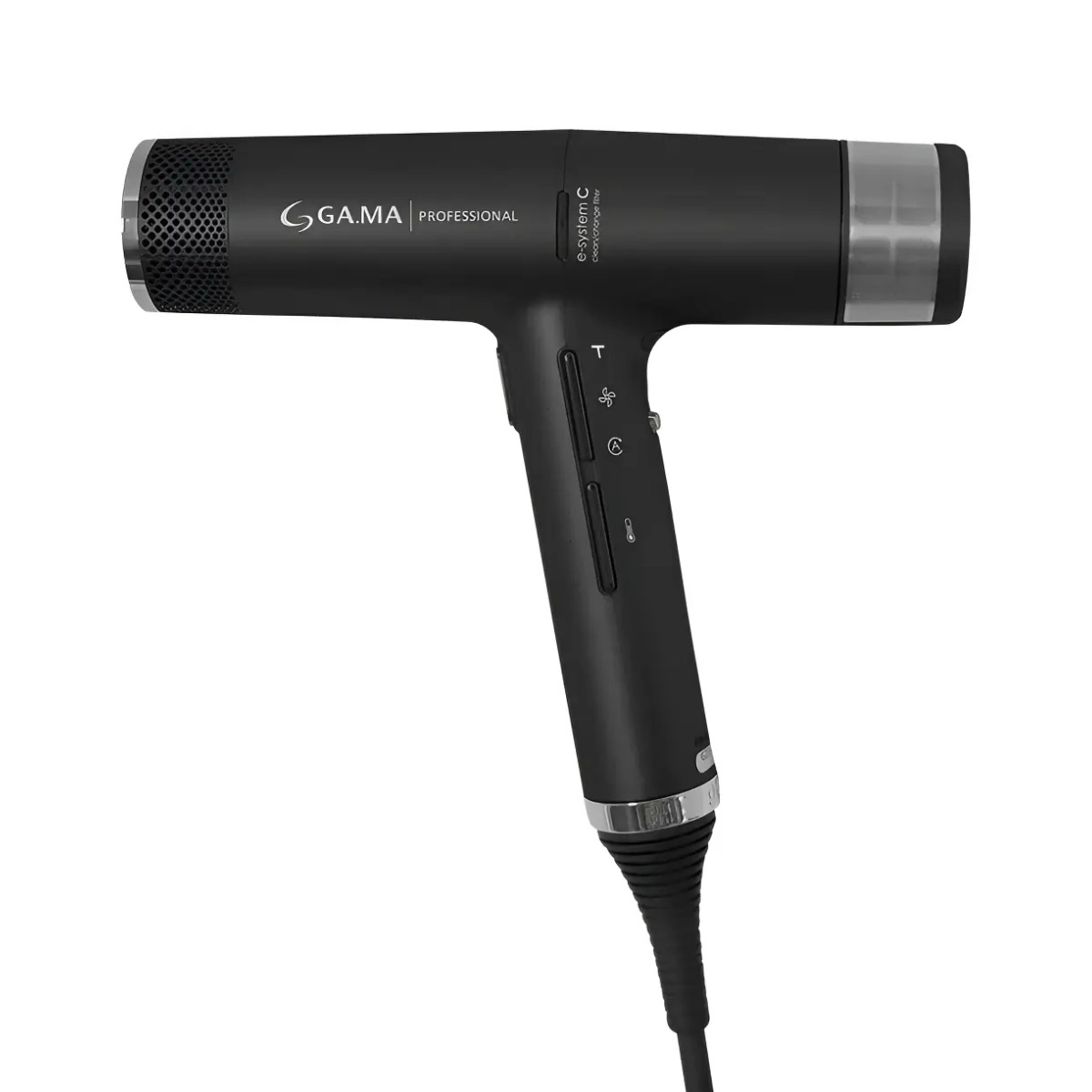 SECADOR PROFISSIONAL DE CABELO GA.MA IQ3 127V PRETO 1600W