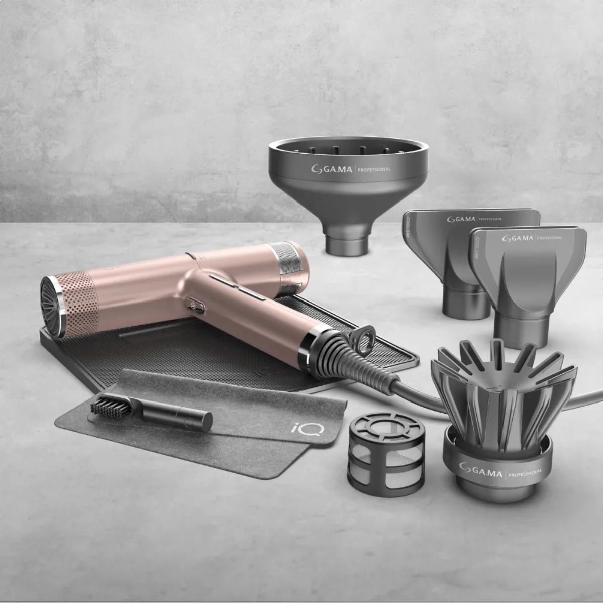 SECADOR PROFISSIONAL DE CABELO GA.MA IQ3 127V ROSE 1600W SECADOR PROFISSIONAL DE CABELO GA.MA IQ3 127V ROSE 1600W
