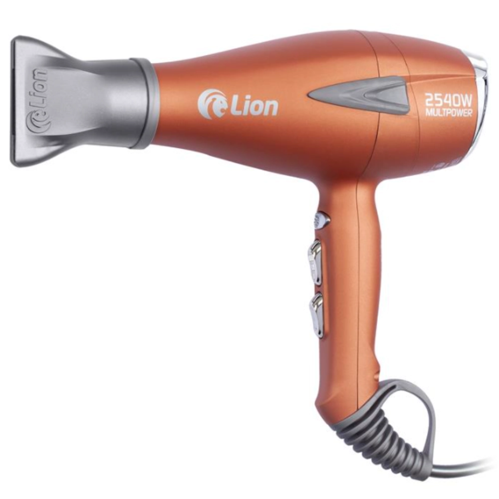 Secador Profissional Lion 2540W  Cobre fosco 127V com Display e Tecnologia Aeronáutica

