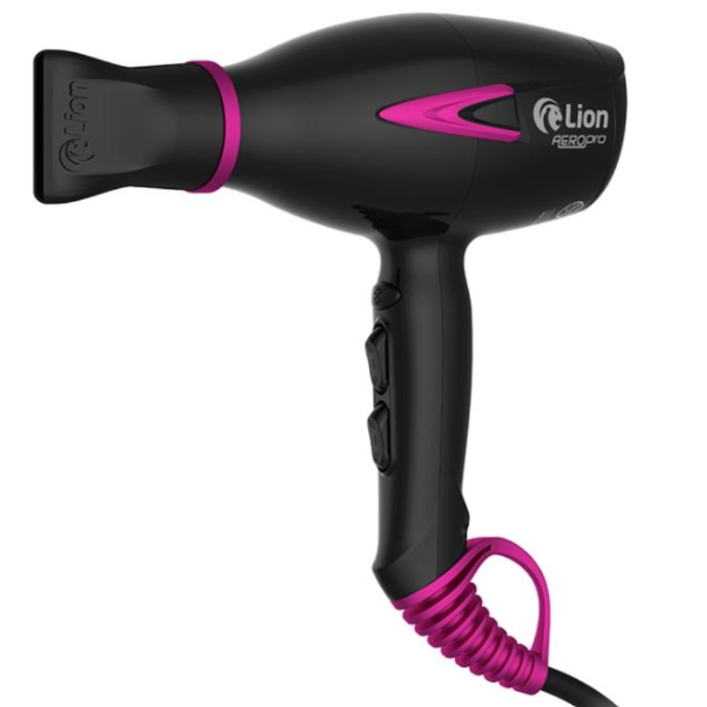 Secador Profissional Lion Aero Pro PINK 220V | 2150W | Motor AC | Jato Frio 