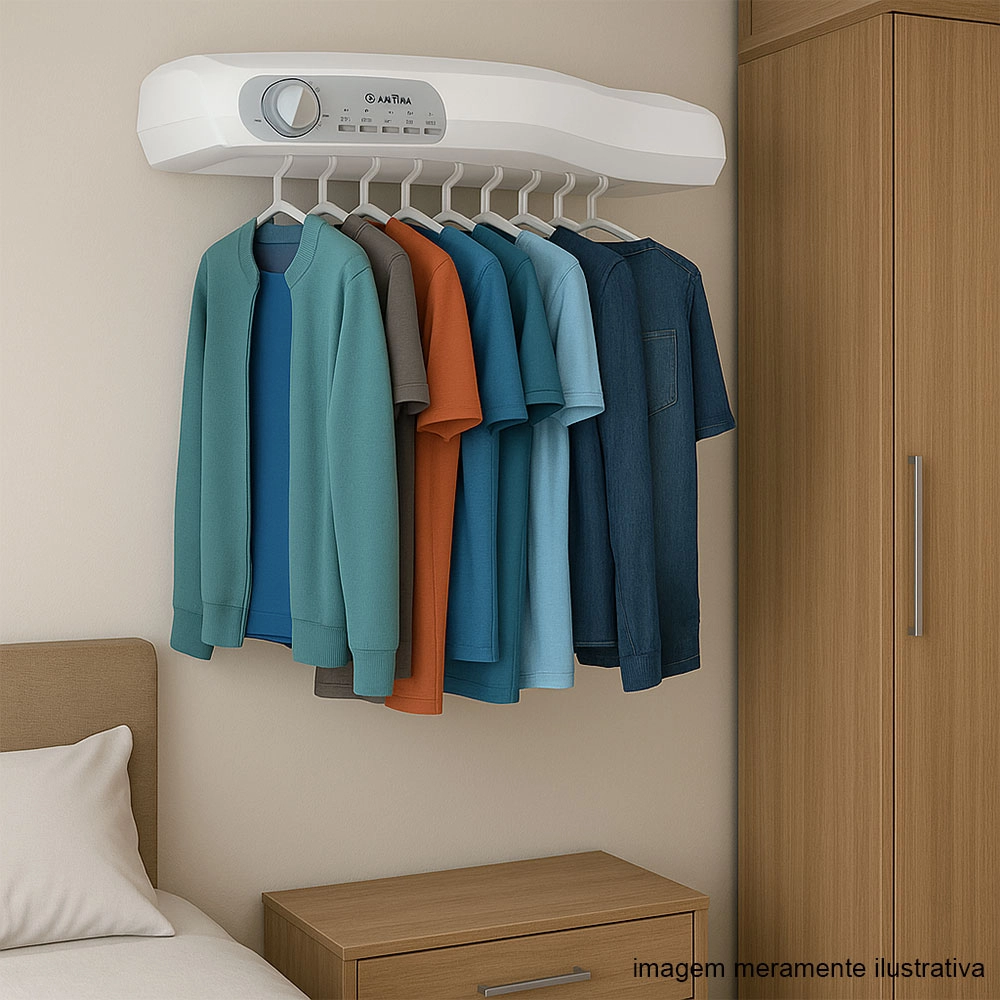 SECADORA DE ROUPA ELÉTRICA E AQUECEDOR LATINA BRANCA 10KG 127V