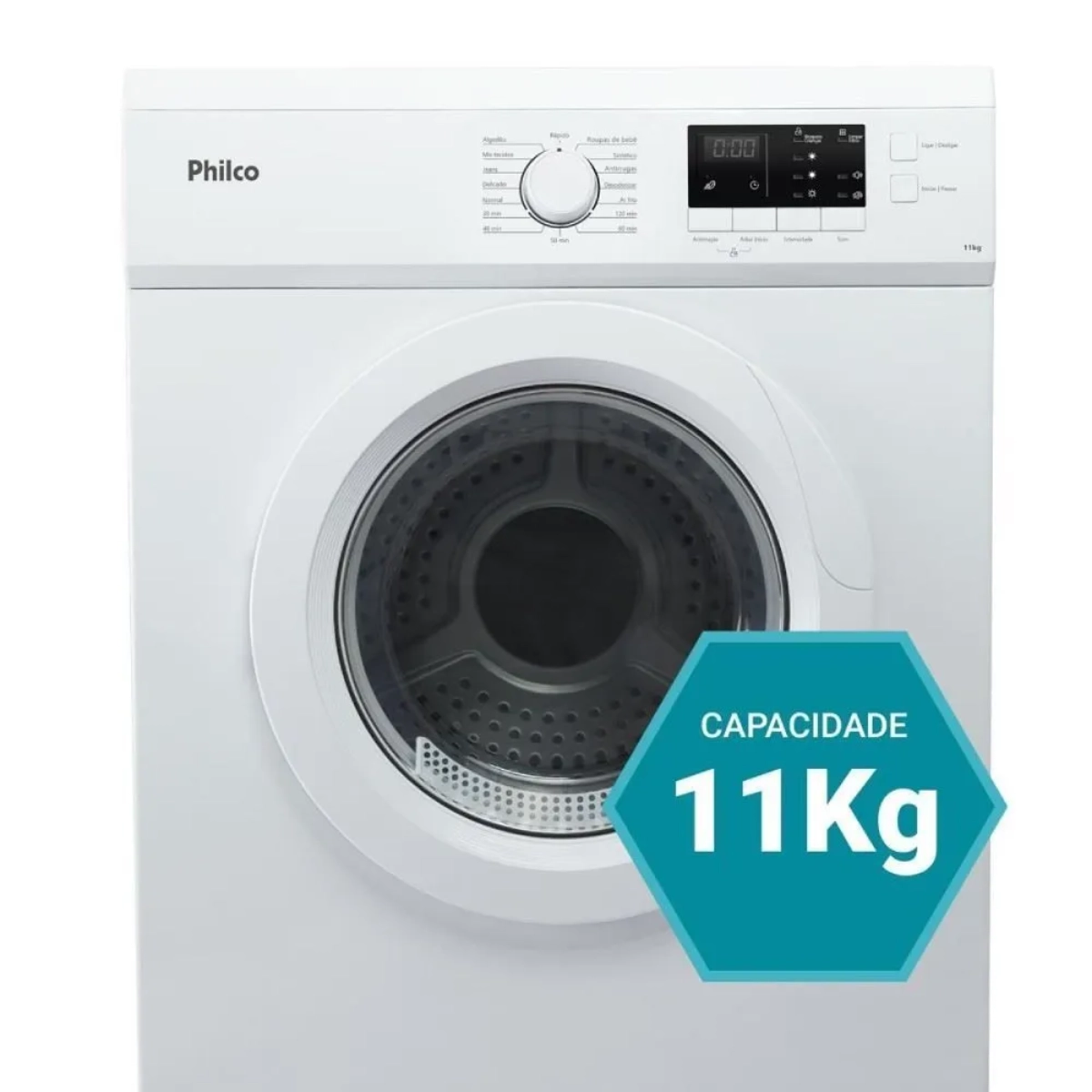 SECADORA DE ROUPAS PHILCO PSEC5000 220V 11KG 16 PROGRAMAS SECADORA DE ROUPAS PHILCO PSEC5000 220V 11KG 16 PROGRAMAS