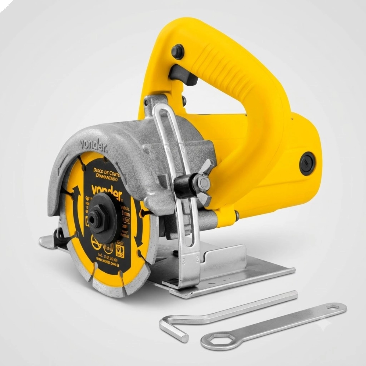 SERRA MARMORE VONDER 1300W SMV 1300 110MM COM DISCO 220V SERRA MARMORE VONDER 1300W SMV 1300 110MM COM DISCO 220V