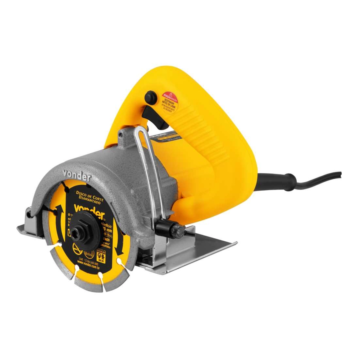 SERRA MARMORE VONDER 1300W SMV 1300 110MM COM DISCO 220V