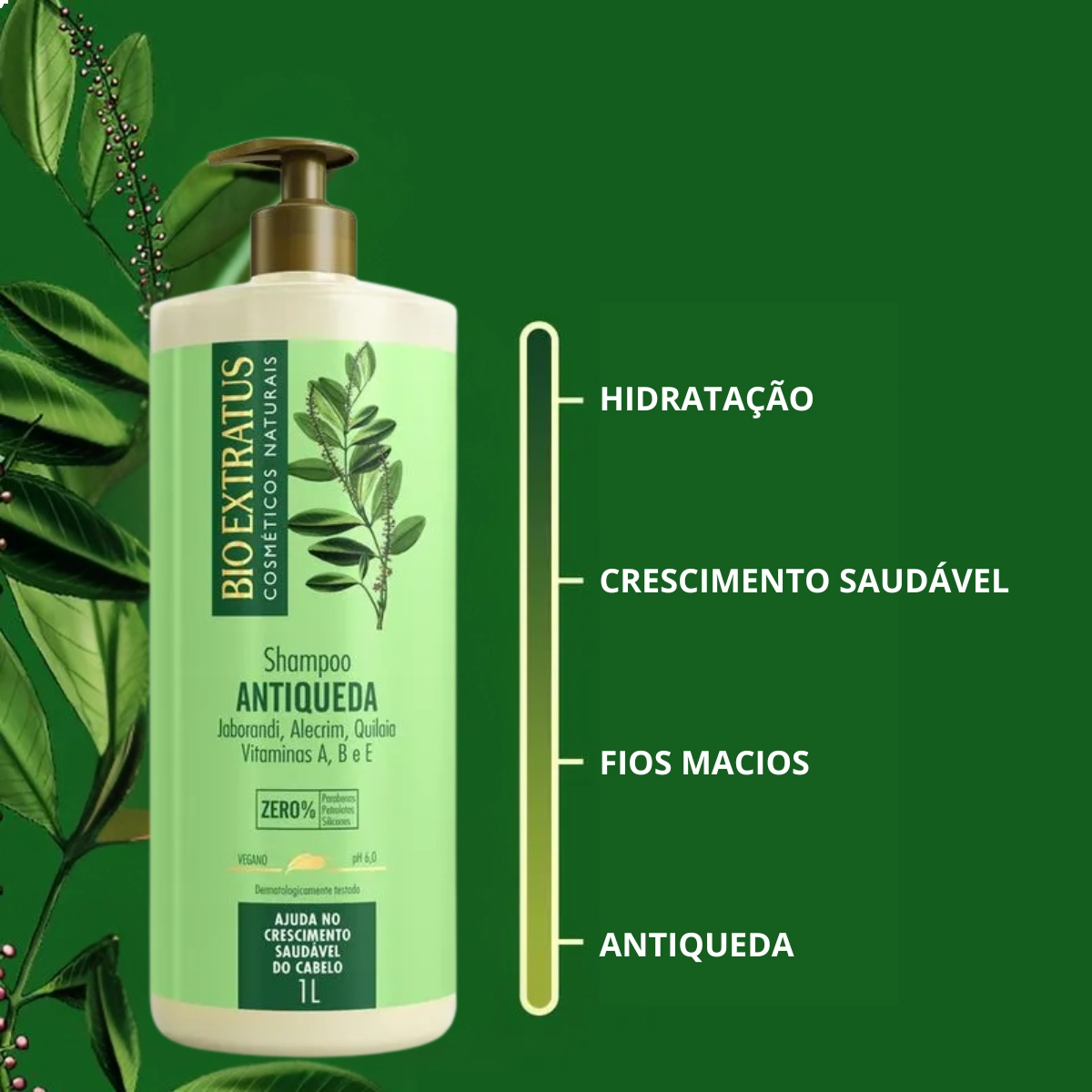 Shampoo Capilar Jaborandi 1lt