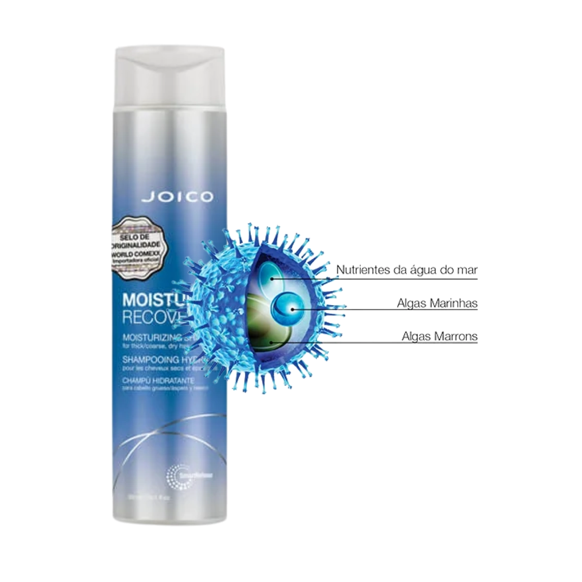 SHAMPOO HIDRATANTE PARA CABELOS RESSECADOS MOISTURE RECOVERY 300 ML SHAMPOO HIDRATANTE PARA CABELOS RESSECADOS MOISTURE RECOVERY 300 ML