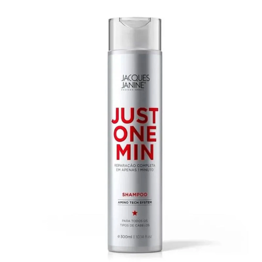 SHAMPOO REPARAÇÃO COMPLETA JUST ONE MINUTE JACQUES JANINE 300ML 