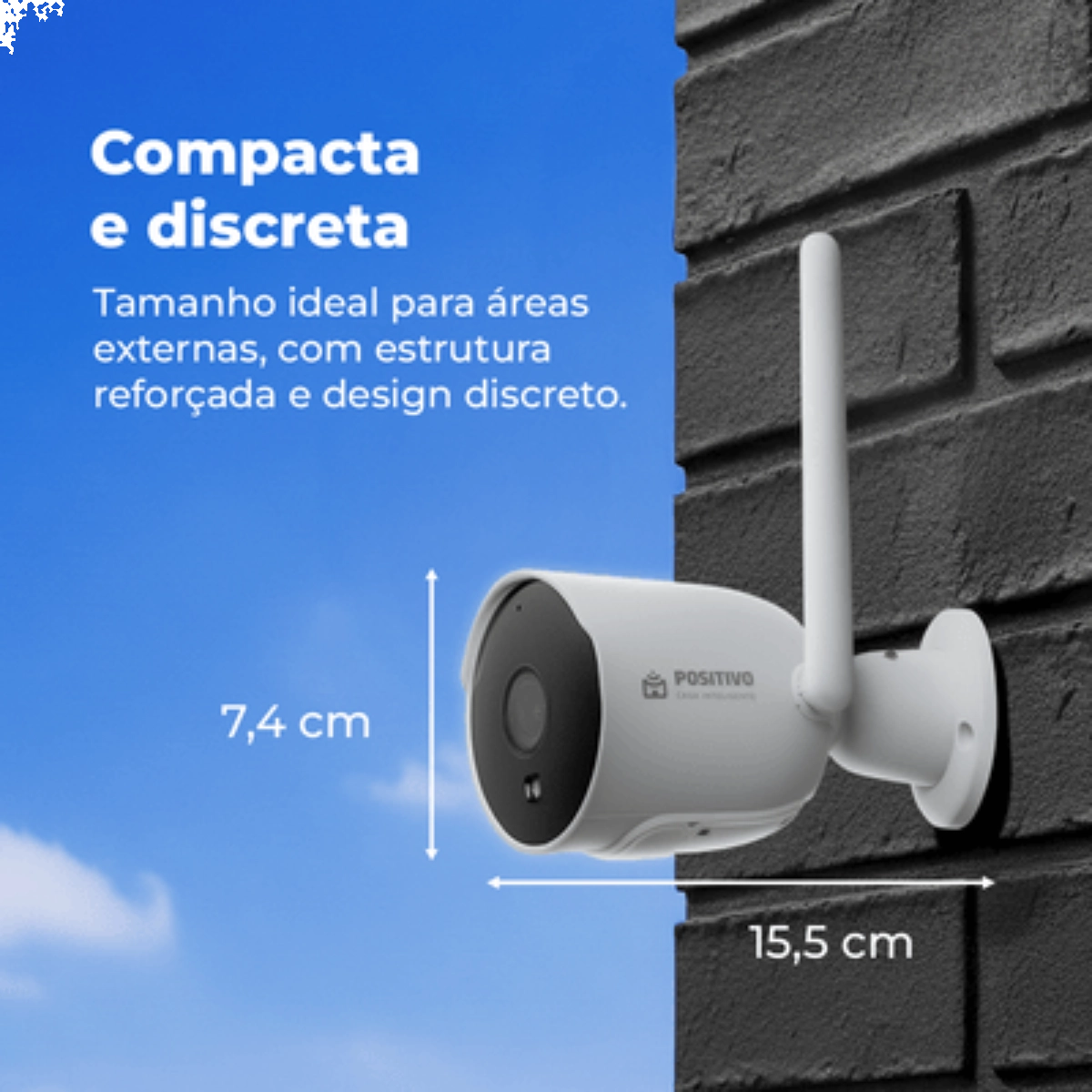 Smart Camera Externa Wi Fi Positivo