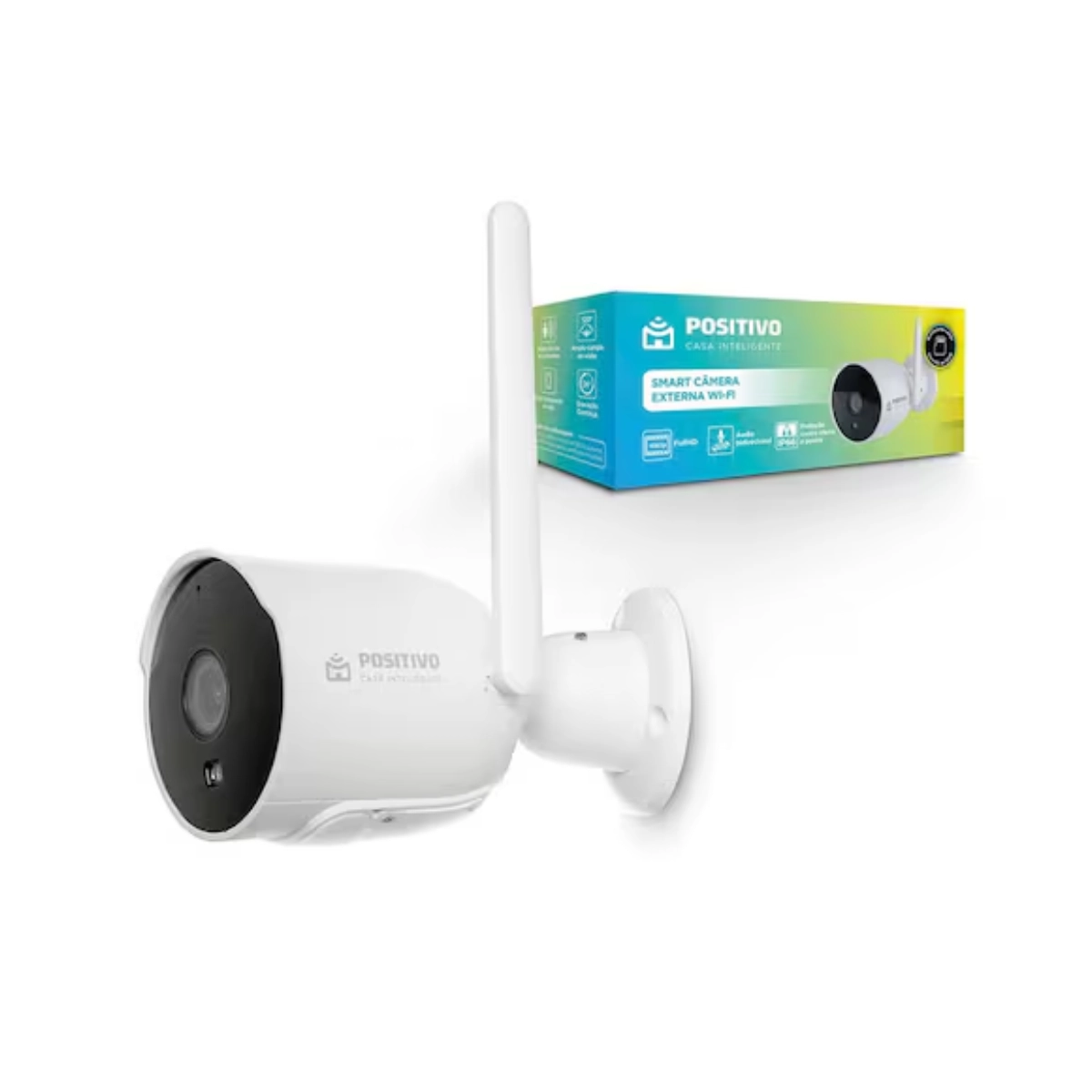 Smart Camera Externa Wi Fi Positivo
