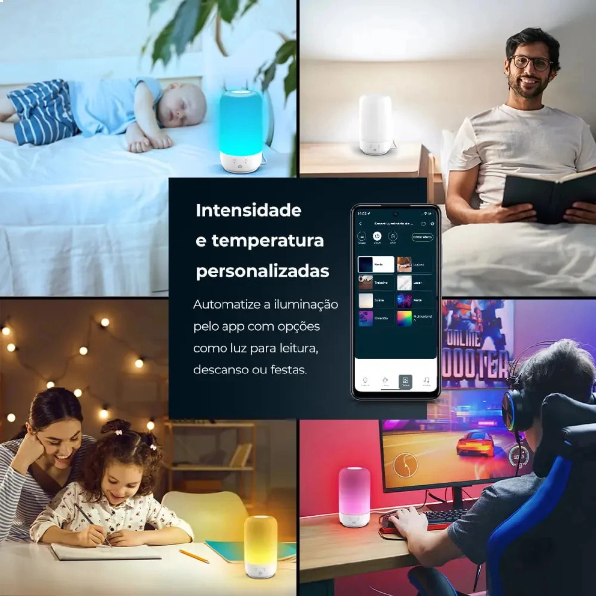 Smart Luminaria de Mesa Wi Fi 2 Geracao Smart Luminaria de Mesa Wi Fi 2 Geracao