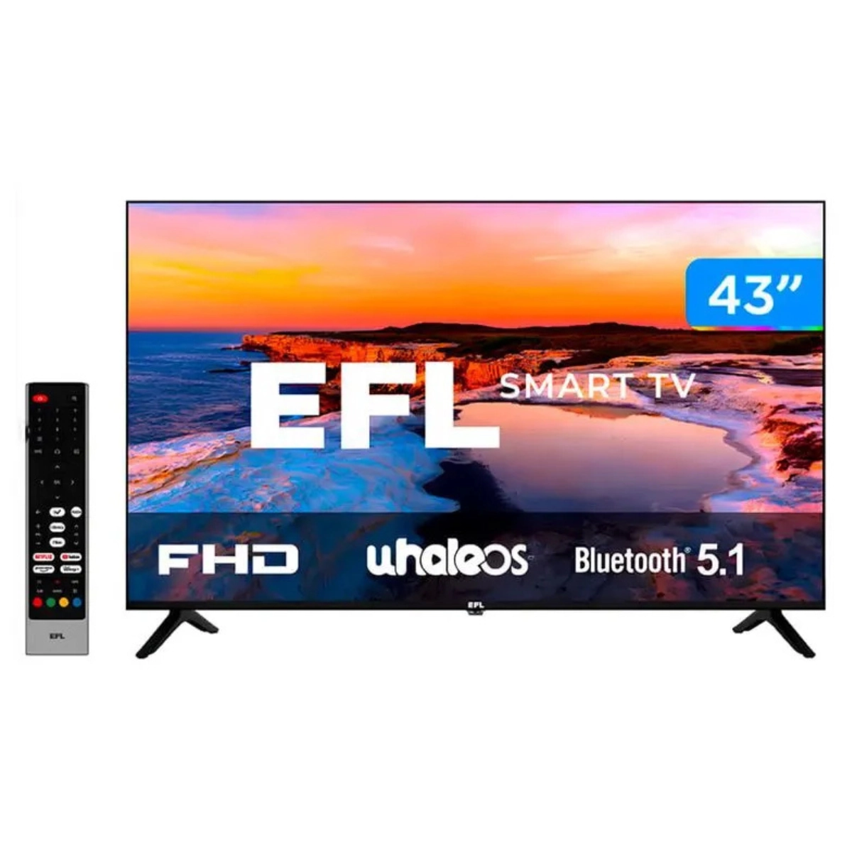 SMART TV EFL DLED 43 POLEGADAS BIVOLT FULL HD E SISTEMA ANDROID SMART TV EFL DLED 43 POLEGADAS BIVOLT FULL HD E SISTEMA ANDROID