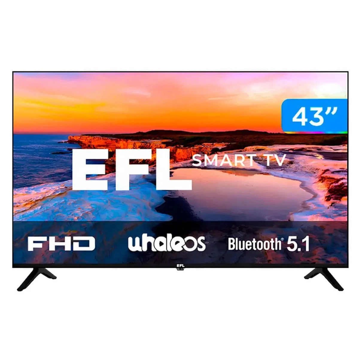 SMART TV EFL DLED 43 POLEGADAS BIVOLT FULL HD E SISTEMA ANDROID