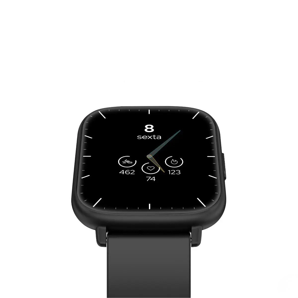 SMARTWATCH ESPORTIVO WB 45MM TELA 1,85 TRACKER 24 MODOS PRETO