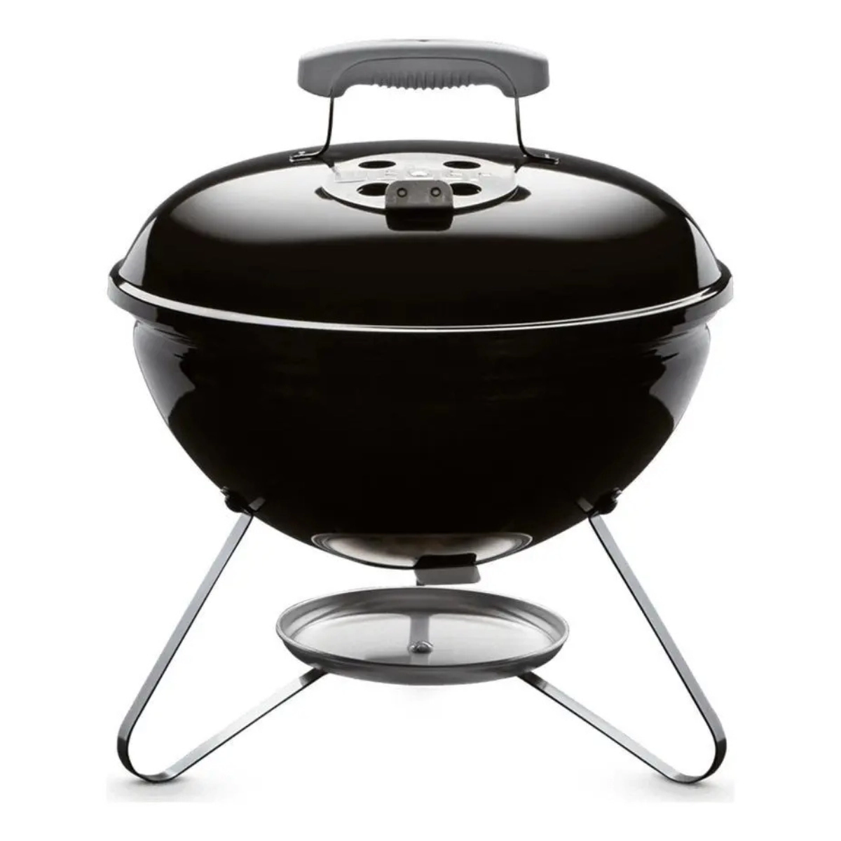 SMOKEY JOE BLACK CHURRASQUEIRA COMPACTA PRETA A CARVAO WEBER
