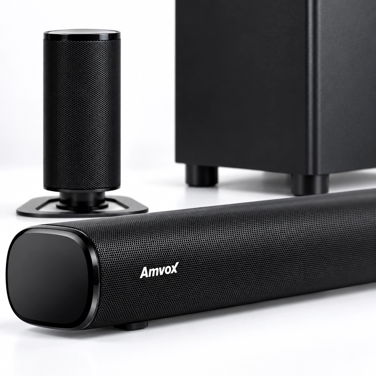 SOUNDBAR AMVOX ASB 0201 200W WI-FI BLUETOOTH PRETA SOUNDBAR AMVOX ASB 0201 200W WI-FI BLUETOOTH PRETA