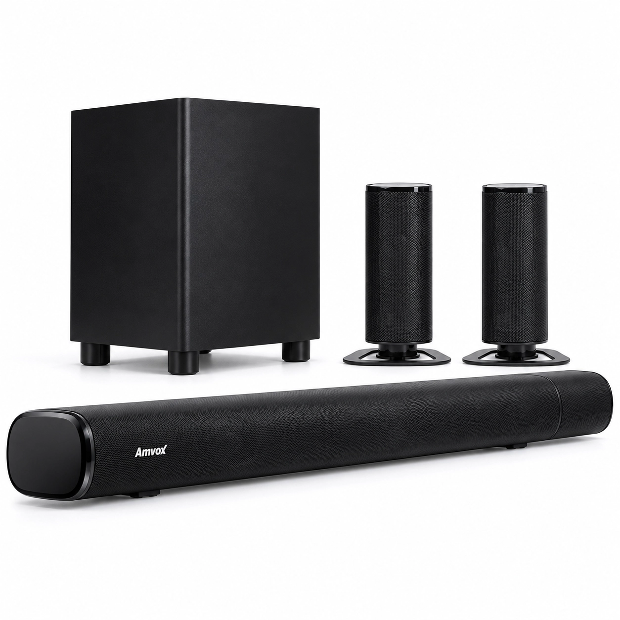 SOUNDBAR AMVOX ASB 0201 200W WI-FI BLUETOOTH PRETA